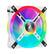 Alt View 20. CORSAIR - QL Series RGB 120mm Computer Case Fan (3-pack) - White.