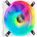Alt View 21. CORSAIR - QL Series RGB 120mm Computer Case Fan (3-pack) - White.