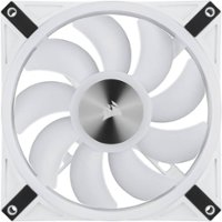CORSAIR - QL Series 140mm Cooling Fan with RGB Lighting - White - Front_Zoom