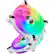 Alt View 22. CORSAIR - QL Series RGB 120mm Computer Case Fan - White.