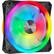Alt View 15. CORSAIR - QL Series RGB 120mm Computer Case Fan (3-pack) - Black.