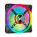 Alt View 20. CORSAIR - QL Series RGB 140mm Computer Case Fan - Black.