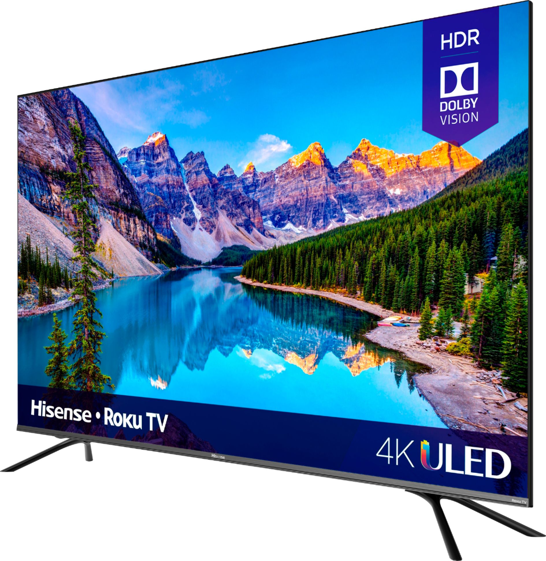 Left View: Hisense - 65" Class R8 Series LED 4K UHD Smart Roku TV