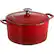 Angle. Tramontina - Gourmet 6.5-Quart Covered Dutch Oven - Red.