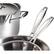 Alt View Zoom 14. Tramontina - Gourmet Tri-Ply Clad 10-Piece Cookware Set - Stainless Steel.