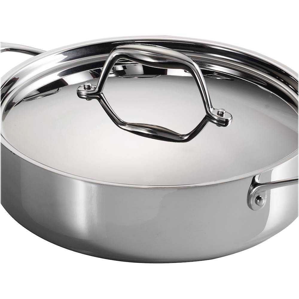 Tramontina Gourmet Tri-Ply Clad 1.5 qt Covered Sauce Pan, Stainless Steel