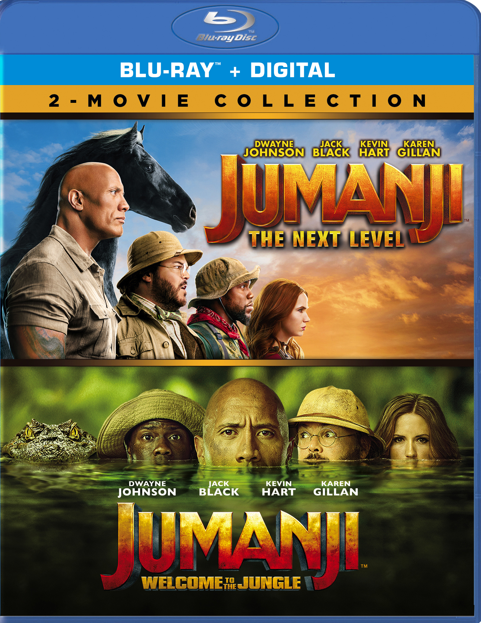 Jumanji 2-Movie Collection [Includes Digital Copy] [Blu-ray] [2017]