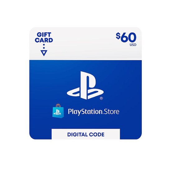 Front Zoom. Sony - $60 PlayStation Store Card [Digital].