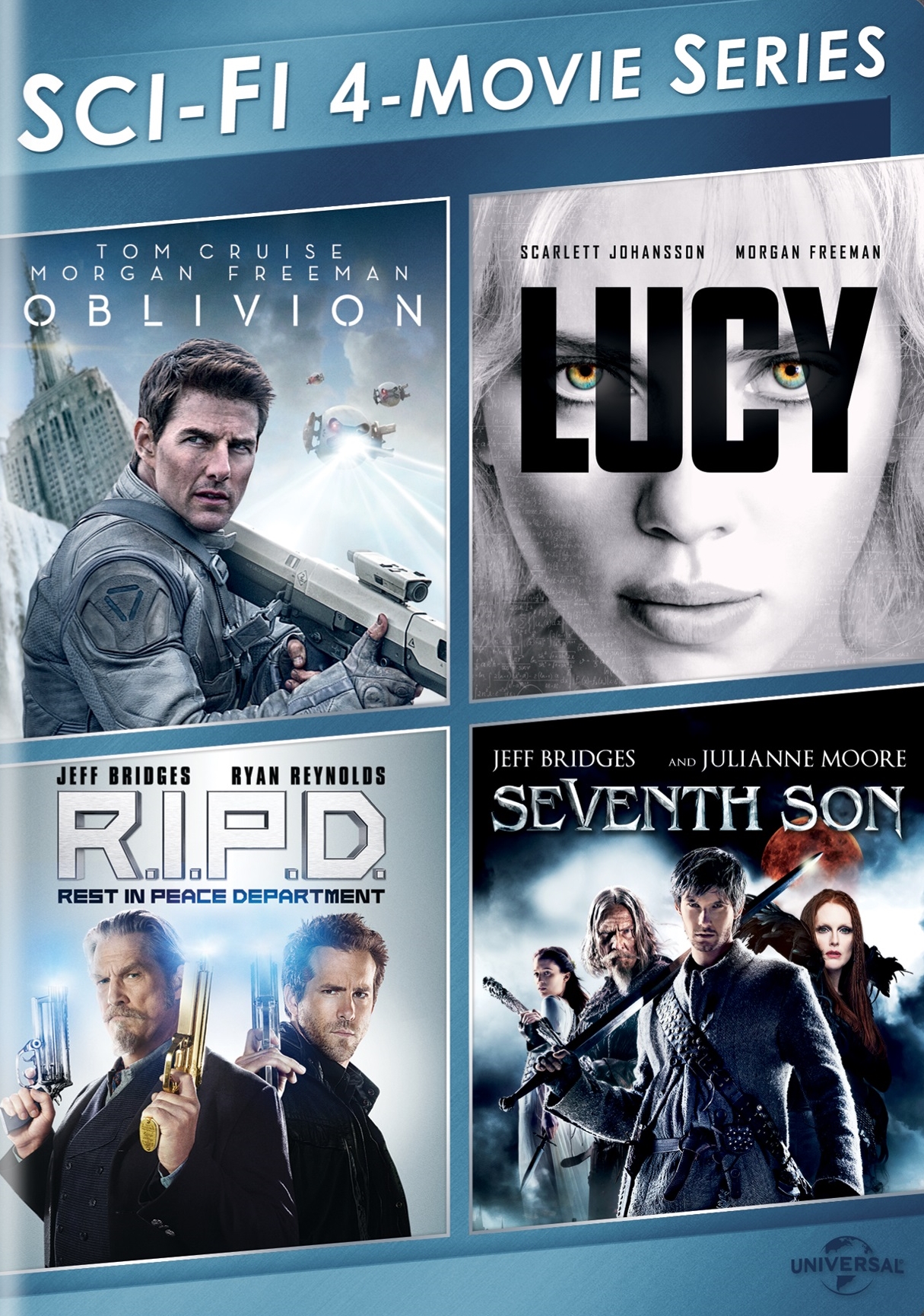 Oblivion/Lucy/R.I.P.D./Seventh Son [2 Discs] [DVD] - Best Buy