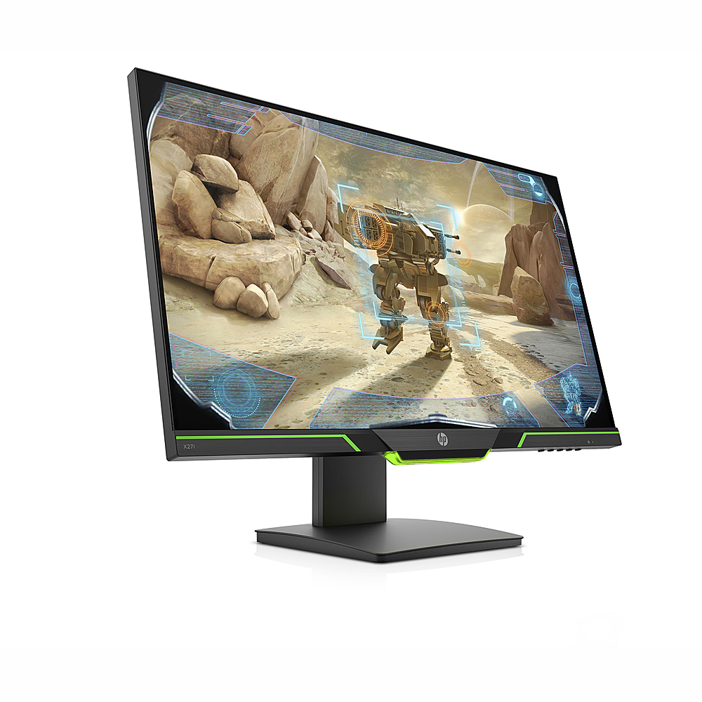 Left View: HP - 27" IPS LED  AMD FreeSync Gaming Monitor
