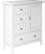 Angle. Simpli Home - Redmond SOLID WOOD 39 inch Wide Transitional Medium Storage Cabinet in White - White.