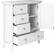 Alt View 11. Simpli Home - Redmond SOLID WOOD 39 inch Wide Transitional Medium Storage Cabinet in White - White.