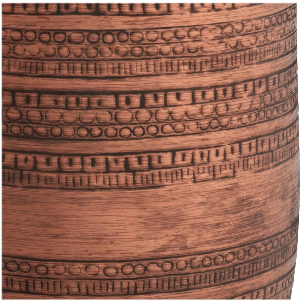 Alt View Zoom 12. Simpli Home - Johnsen Round Contemporary Metal Side Table - Antique Copper.