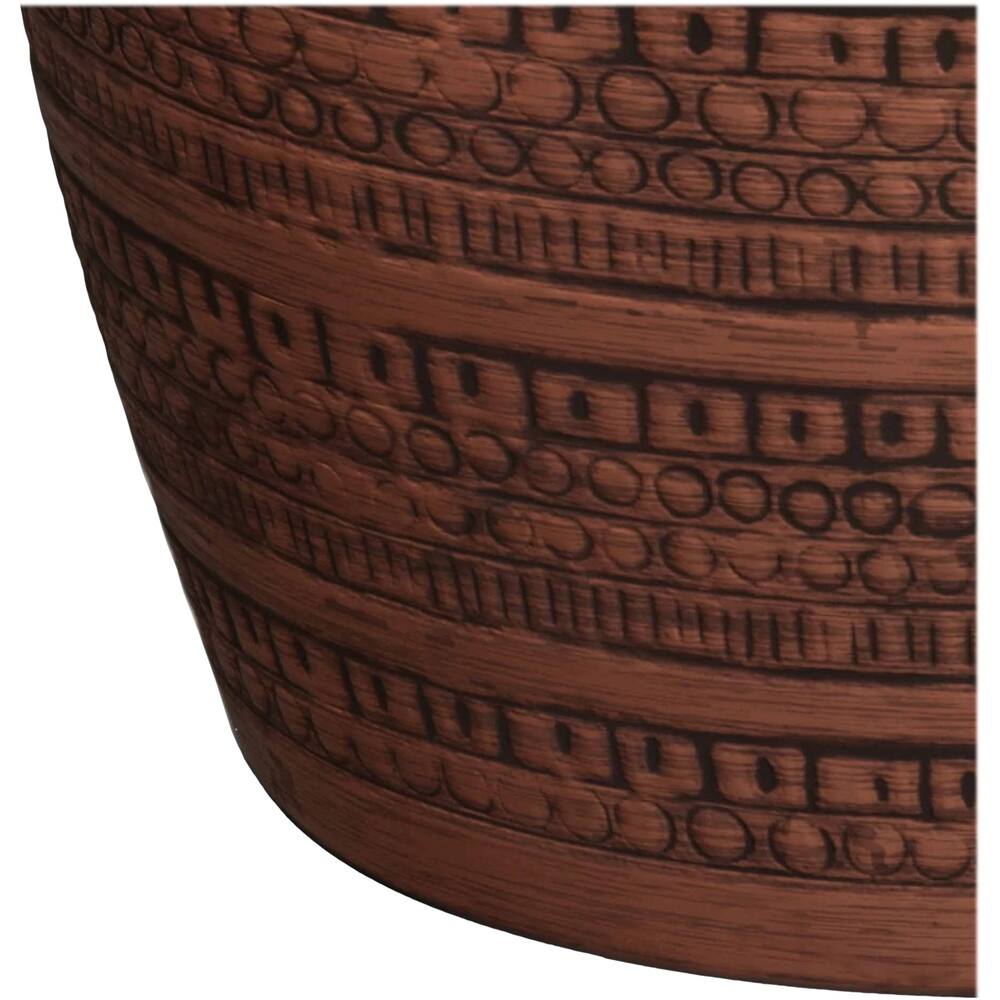 Alt View Zoom 13. Simpli Home - Johnsen Round Contemporary Metal Side Table - Antique Copper.