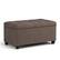 Angle. Simpli Home - Sienna Storage Ottoman Bench - Fawn Brown.