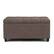 Front. Simpli Home - Sienna Storage Ottoman Bench - Fawn Brown.
