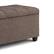 Alt View 15. Simpli Home - Sienna Storage Ottoman Bench - Fawn Brown.