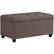 Left. Simpli Home - Sienna Storage Ottoman Bench - Fawn Brown.
