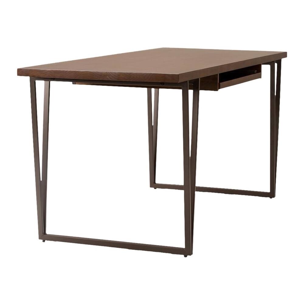 Alt View 11. Simpli Home - Ryder SOLID WOOD Modern Industrial 66 inch Wide Writing Office Desk in Natural Aged Brown - Natural Aged Brown.
