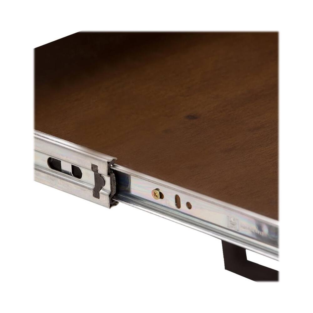 Alt View 13. Simpli Home - Ryder SOLID WOOD Modern Industrial 66 inch Wide Writing Office Desk in Natural Aged Brown - Natural Aged Brown.