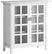 Angle. Simpli Home - Artisan SOLID WOOD 38 inch Wide Transitional Medium Storage Cabinet in White - White.
