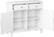 Alt View 11. Simpli Home - Connaught Traditional Solid Wood Entryway Storage Cabinet - White.