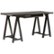 Alt View Zoom 11. Simpli Home - Sawhorse Rectangular Modern Industrial Wood Table - Dark Chestnut Brown.
