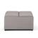 Front. Simpli Home - Avalon 35 inch Wide Contemporary Square Coffee Table Storage Ottoman - Gray Cloud.