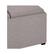 Alt View 14. Simpli Home - Avalon 35 inch Wide Contemporary Square Coffee Table Storage Ottoman - Gray Cloud.