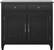 Front. Simpli Home - Connaught Traditional Solid Wood Entryway Storage Cabinet - Black.