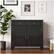 Alt View 15. Simpli Home - Connaught Traditional Solid Wood Entryway Storage Cabinet - Black.