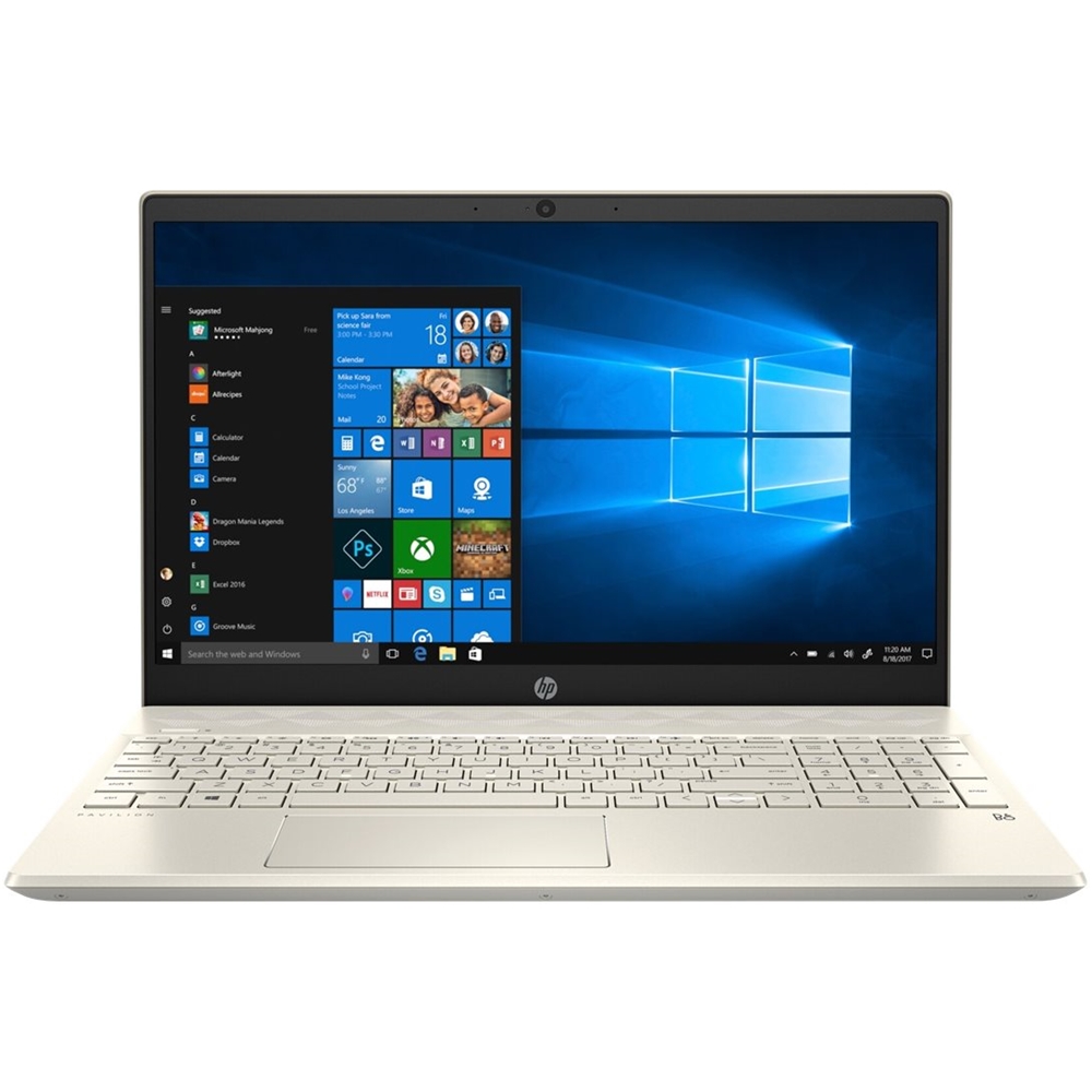 HP – Pavilion 15.6″ Touch-Screen Laptop – AMD Ryzen 3 – 8GB Memory – 1TB HDD – Sandblasted Anodized Finish, Luminous Gold
