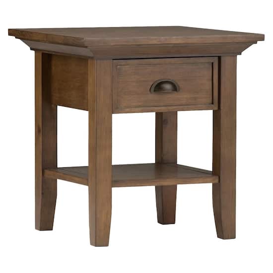 Simpli Home Redmond SOLID WOOD 19 inch Wide Square
