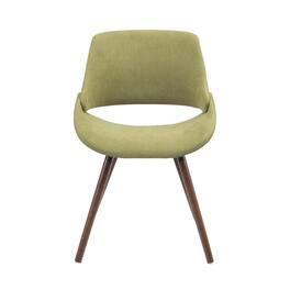 Simpli Home - Malden Mid Century Modern Bentwood Dining Chair Woven Fabric - Acid Green