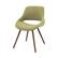 Alt View 11. Simpli Home - Malden Mid Century Modern Bentwood Dining Chair in Acid Green Woven Fabric - Acid Green.