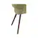 Alt View 14. Simpli Home - Malden Mid Century Modern Bentwood Dining Chair in Acid Green Woven Fabric - Acid Green.
