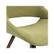 Alt View 17. Simpli Home - Malden Mid Century Modern Bentwood Dining Chair in Acid Green Woven Fabric - Acid Green.