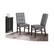 Alt View 15. Simpli Home - Ezra Contemporary Faux Leather Dining Chairs (Set of 2) - Stone Gray.