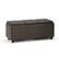 Angle. Simpli Home - Avalon 42 inch Wide Contemporary Rectangle Storage Ottoman - Chocolate Brown.