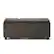Front. Simpli Home - Avalon 42 inch Wide Contemporary Rectangle Storage Ottoman - Chocolate Brown.