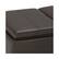 Alt View 12. Simpli Home - Avalon 42 inch Wide Contemporary Rectangle Storage Ottoman - Chocolate Brown.