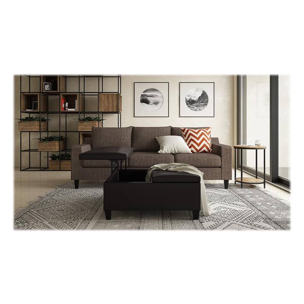 Best Buy Simpli Home Ellis 36 inch Wide Contemporary Square Coffee