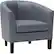 Angle. Simpli Home - Austin 30 inch Wide Tub Chair - Stone Gray.