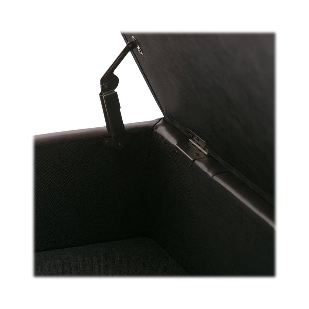 Simpli Home Dover 36 inch Wide Contemporary Square Coffee Table Storage