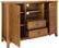 Alt View 11. Simpli Home - Burlington Traditional Wide TV Media Stand for Most TVs up to 60" - Light Golden Brown.
