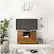 Alt View 17. Simpli Home - Burlington Traditional Wide TV Media Stand for Most TVs up to 60" - Light Golden Brown.