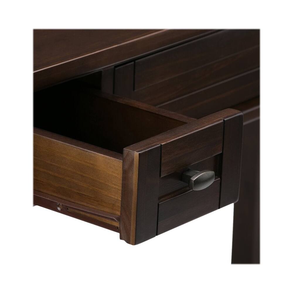 Alt View 12. Simpli Home - Warm Shaker SOLID WOOD Transitional 48 inch Wide Writing Office Desk in Tobacco Brown - Tobacco Brown.
