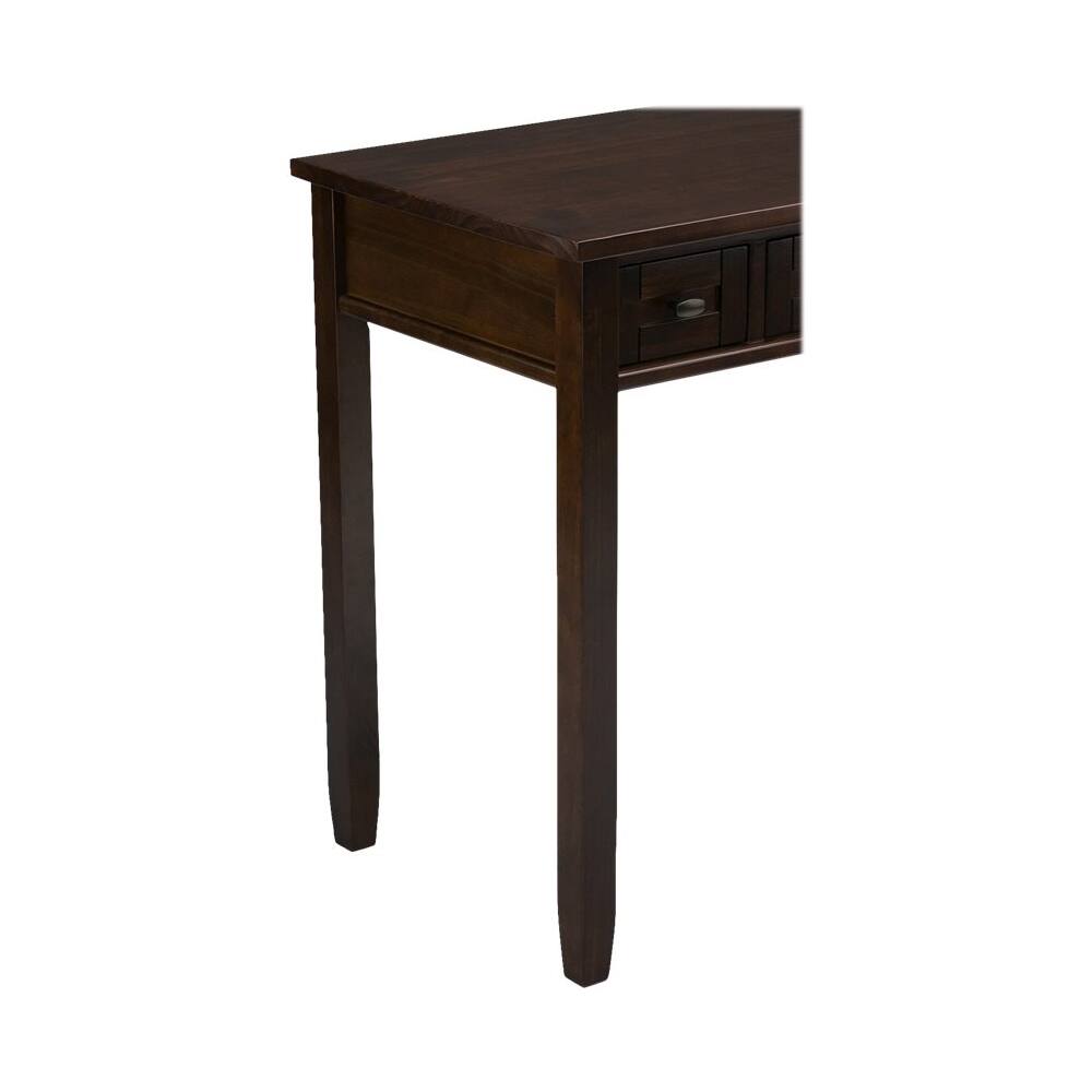 Alt View 13. Simpli Home - Warm Shaker SOLID WOOD Transitional 48 inch Wide Writing Office Desk in Tobacco Brown - Tobacco Brown.