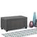 Alt View 11. Simpli Home - Dover 36 inch Wide Contemporary Rectangle Storage Ottoman Bench - Dark Gray.