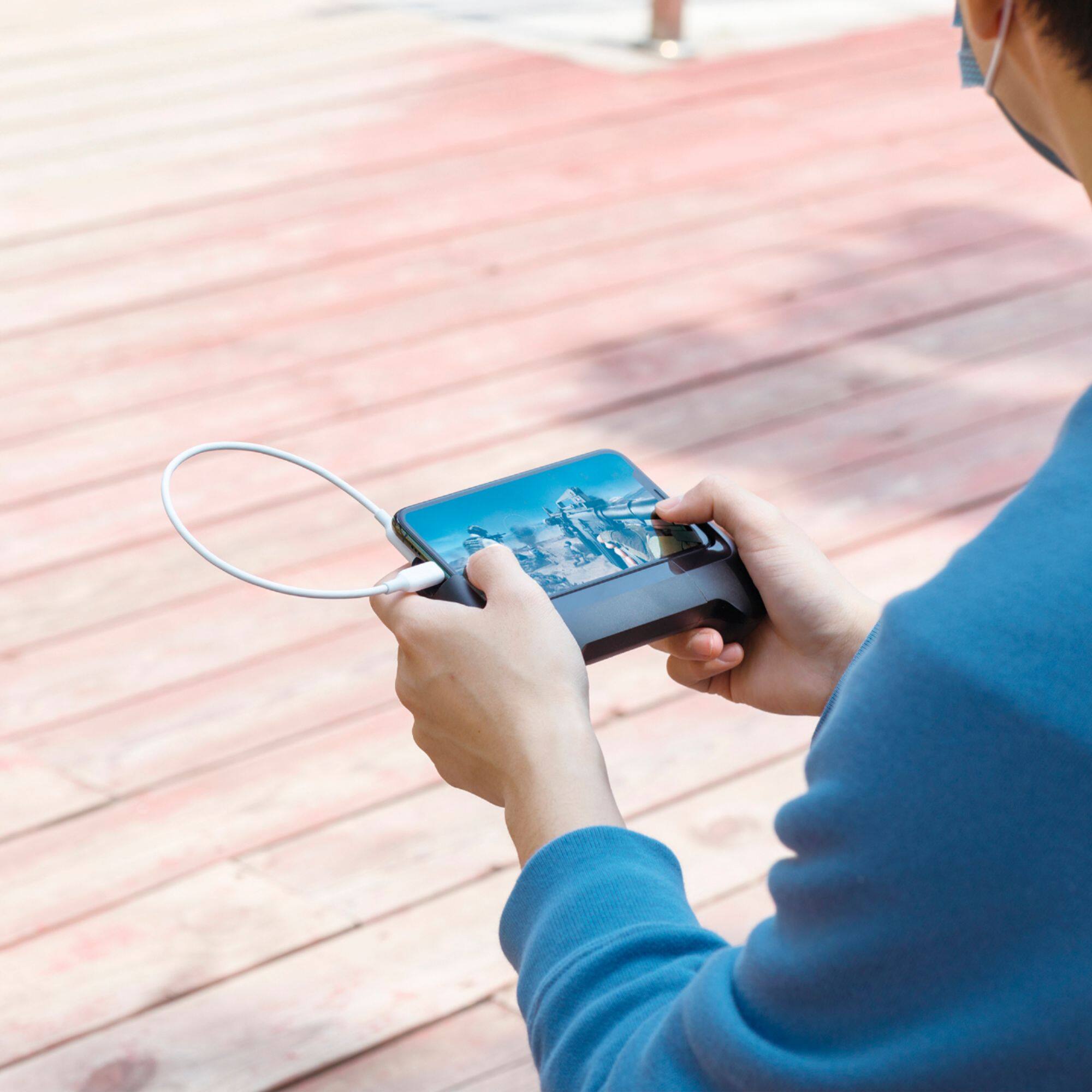 Alt View 13. Anker - PowerCore Play 6700 mah Portable Hand held Charging Controller - Black.